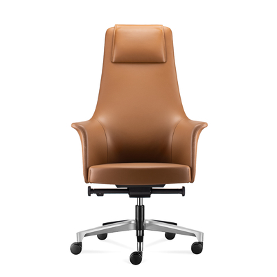 주문 럭셔리 임원 사무실 바퀴와 높이를 조절 할 수있는 가죽 의자 online manufacture