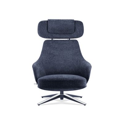 주문 인체공학적 리클라이너 의자 패브릭 소파 모던 라운지 좌석 편안한 하이백 DOHA online manufacture